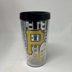 Pittsburgh Pirates 16 oz Travel Mug Tumbler Black Gold by Hunter Mfg